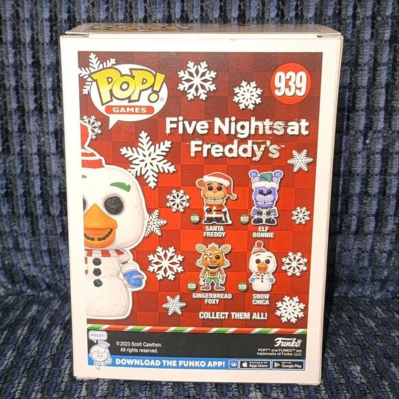 Funko POP! Games Five Nights at Freddy's Snow Chica 3.75" Vinyl Figure #939 New - Picture 2 of 7